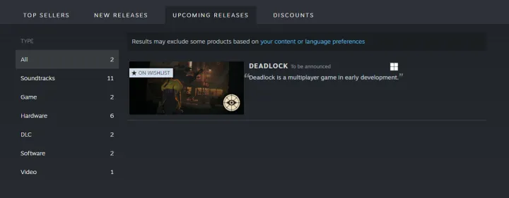 В листинге указано две игры, а не одна.
