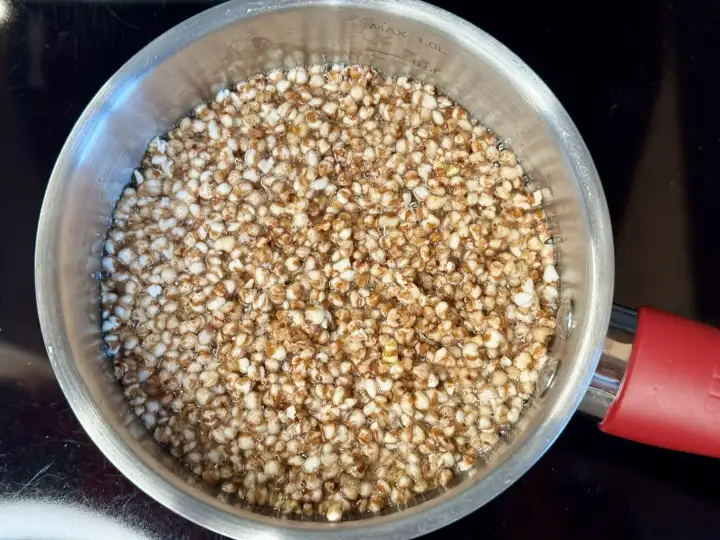 Гречка во фритюре.