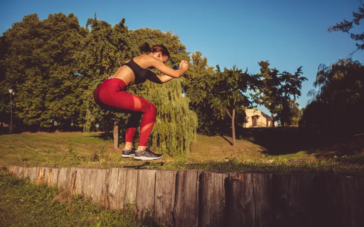 Тренировка на свежем воздухе.