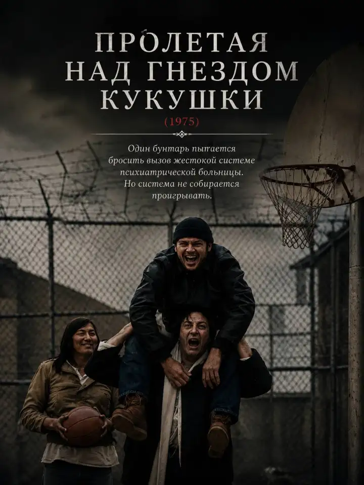 Пролетая над гнездом кукушки (1975).