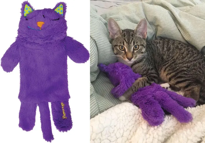 Мурлыкающая мягкая игрушка.