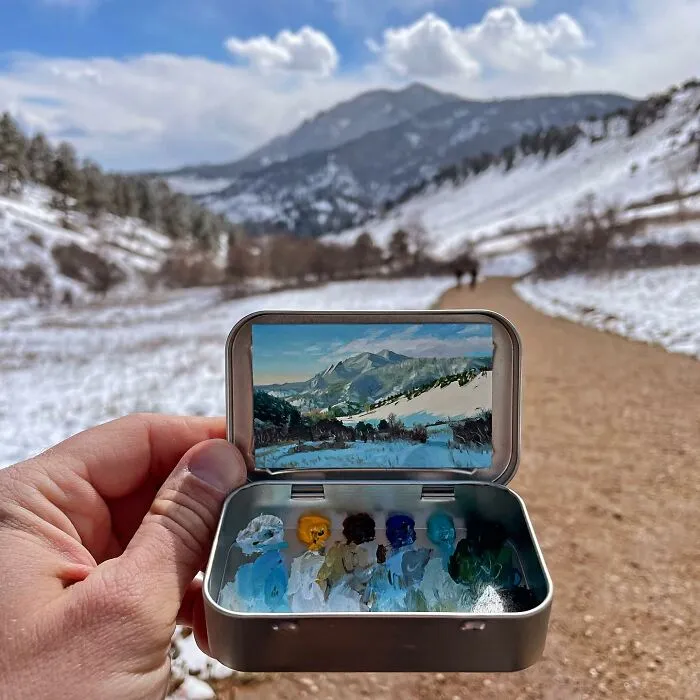 Горный пейзаж.