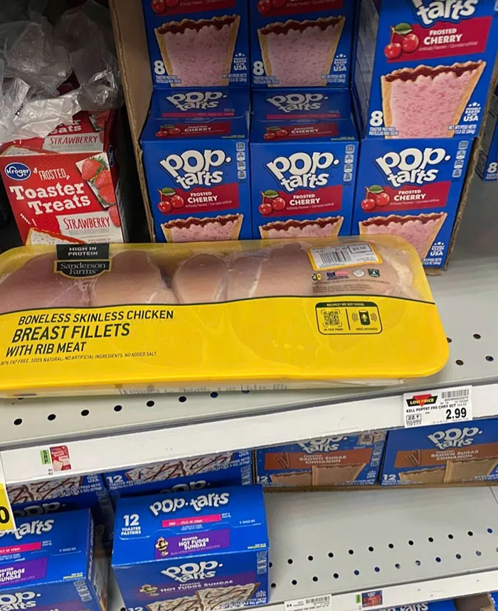 Ну почему так трудно отнести курицу обратно в холодильник?