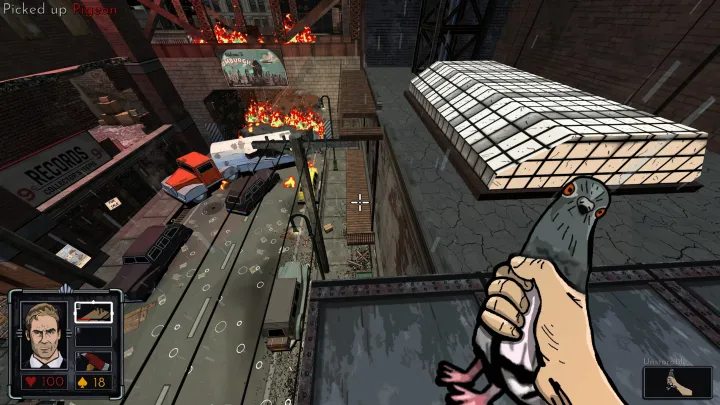 Вооружиться при желании можно даже голубем.