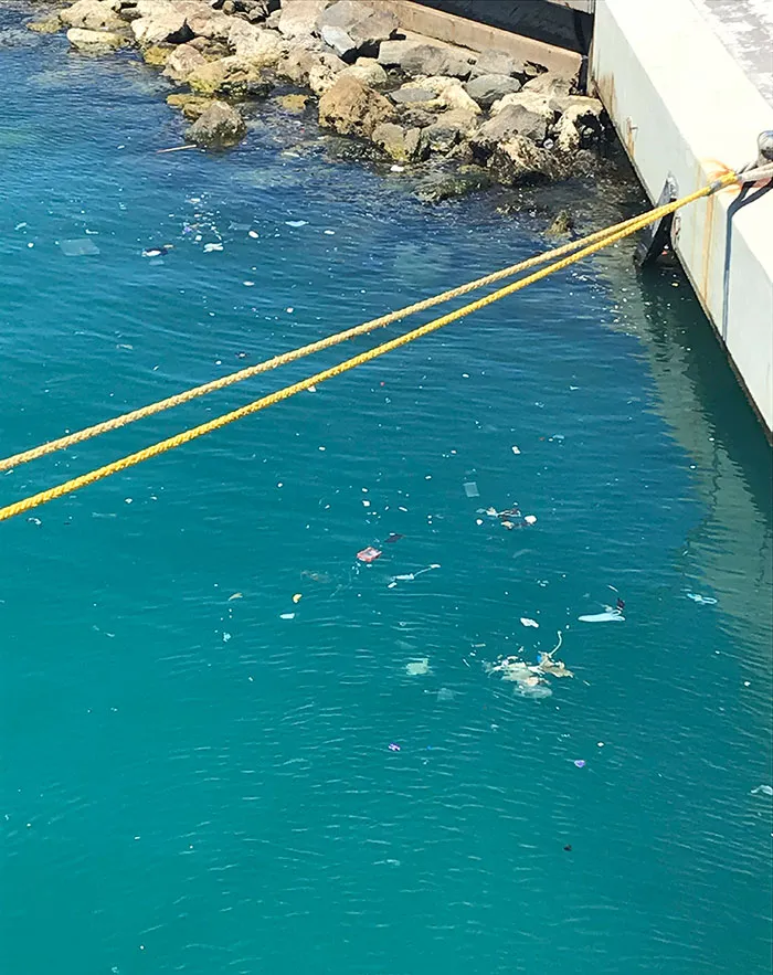 «Я отправился в путешествие по Испании. Было красиво, и я прекрасно провел время. Но практически везде я видел такую же картину. Люди, зачем вы бросаете мусор в море?»