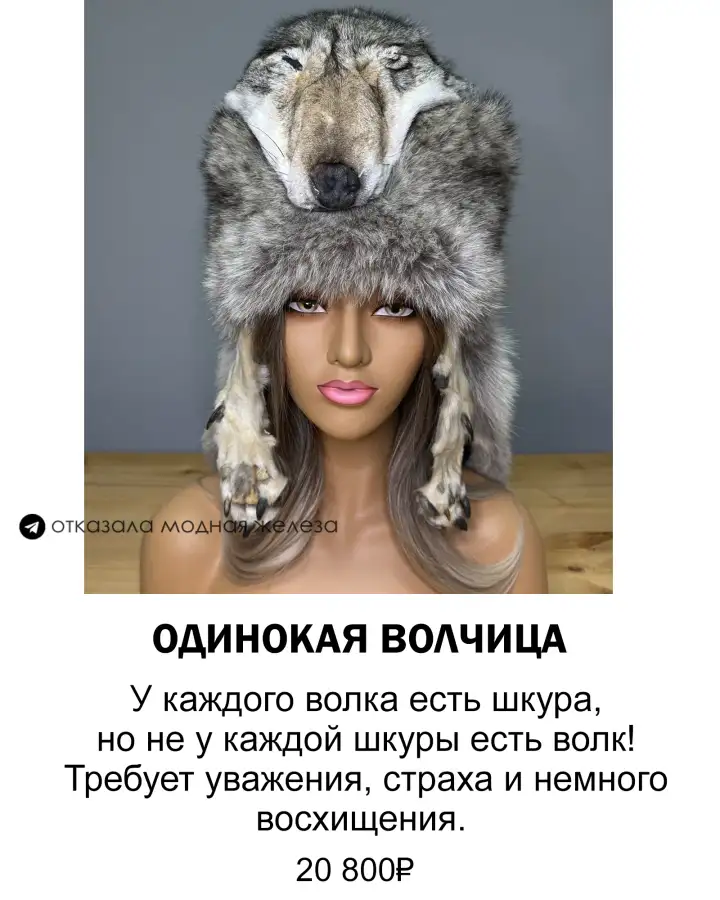 Одинокая волчица.