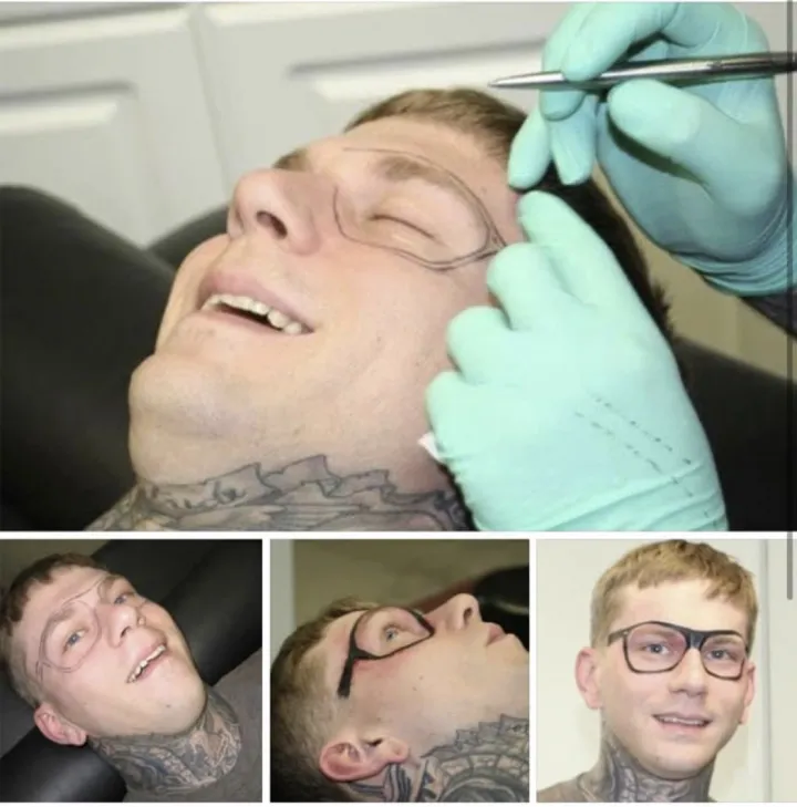 Когда устал разбивать очки и психанул. 