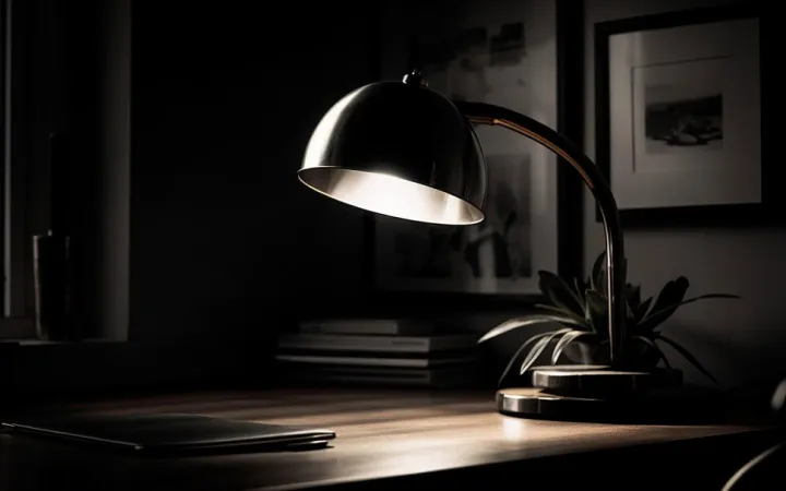 Настольная лампа.