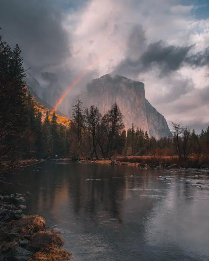Вид на долину в национальном парке Йосемити, США.