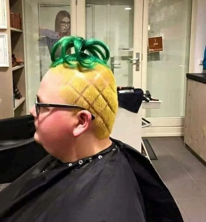 Когда с детства мечтал стать ананасиком.