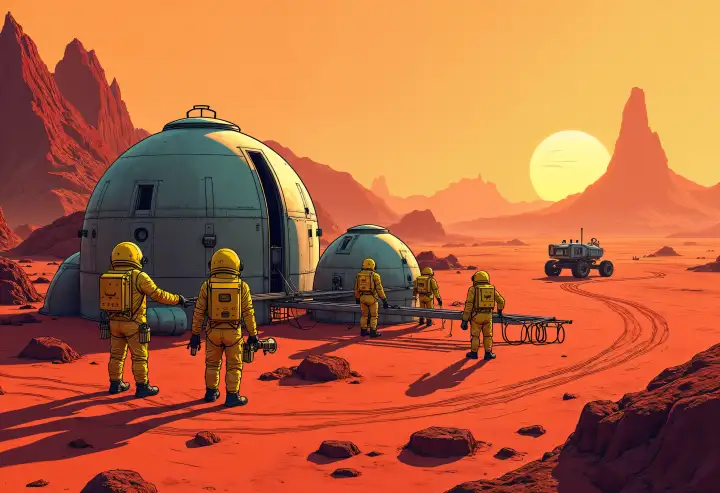 Жизнь на Марсе будет непростой.