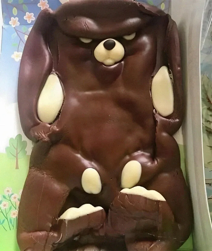 Зайка очень зол.