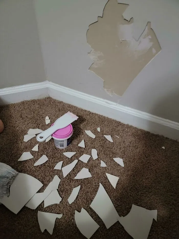 «Мой двухлетний сын сделал для меня пазл».