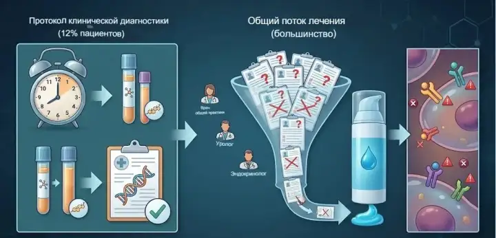 Гормоны могут назначать некорректно, что приводит к проблемам с организмом у мужчин.