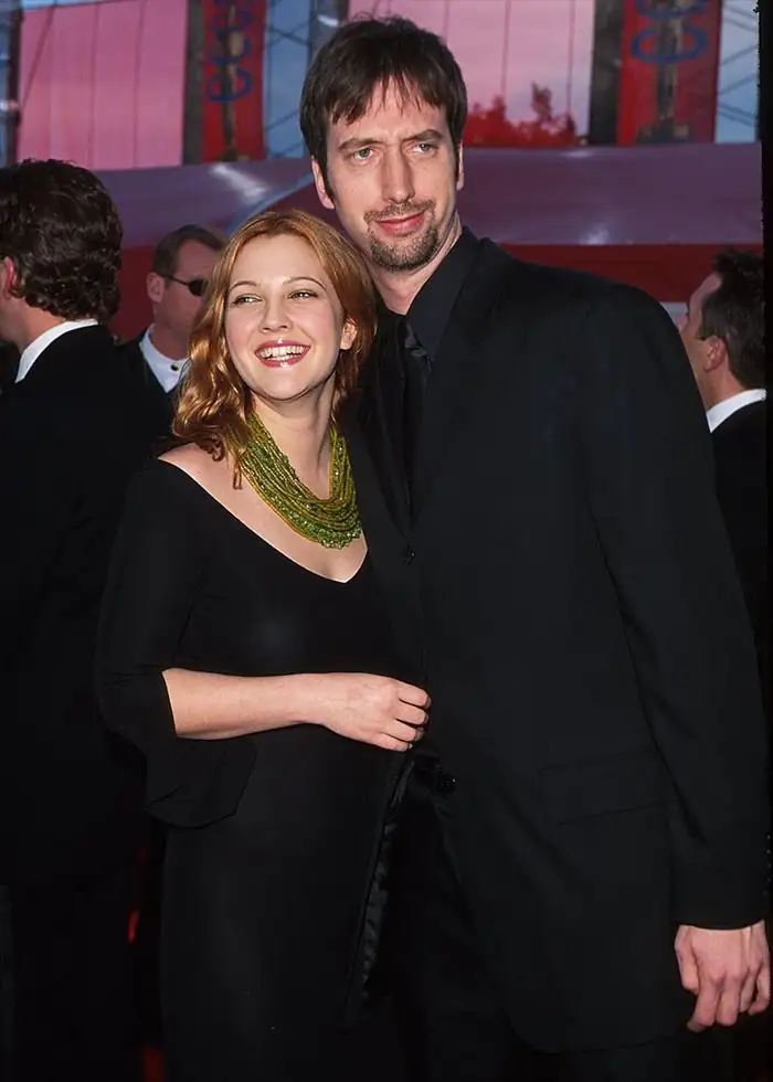 Дрю Бэрримор и Том Грин.