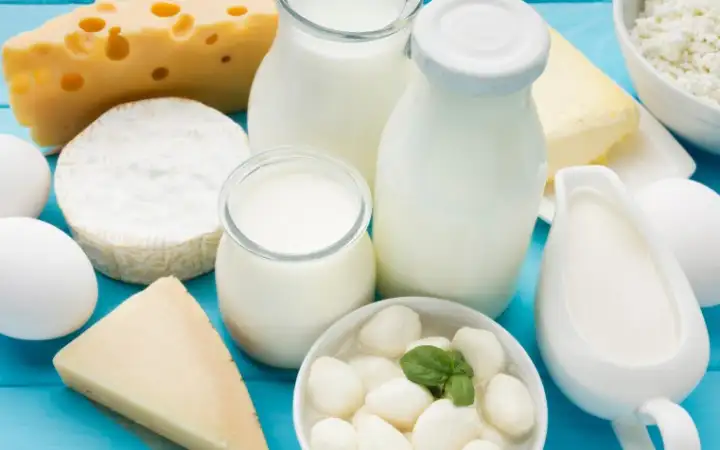 Молочные продукты.