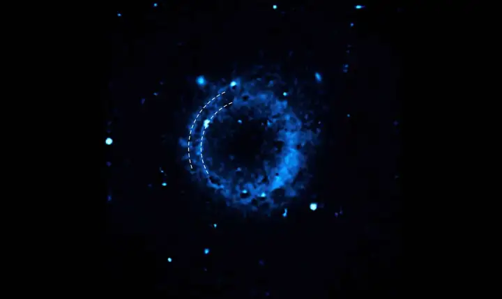 След в остатке сверхновой SNR 0509-67,5 является свидетельством двойного взрыва.