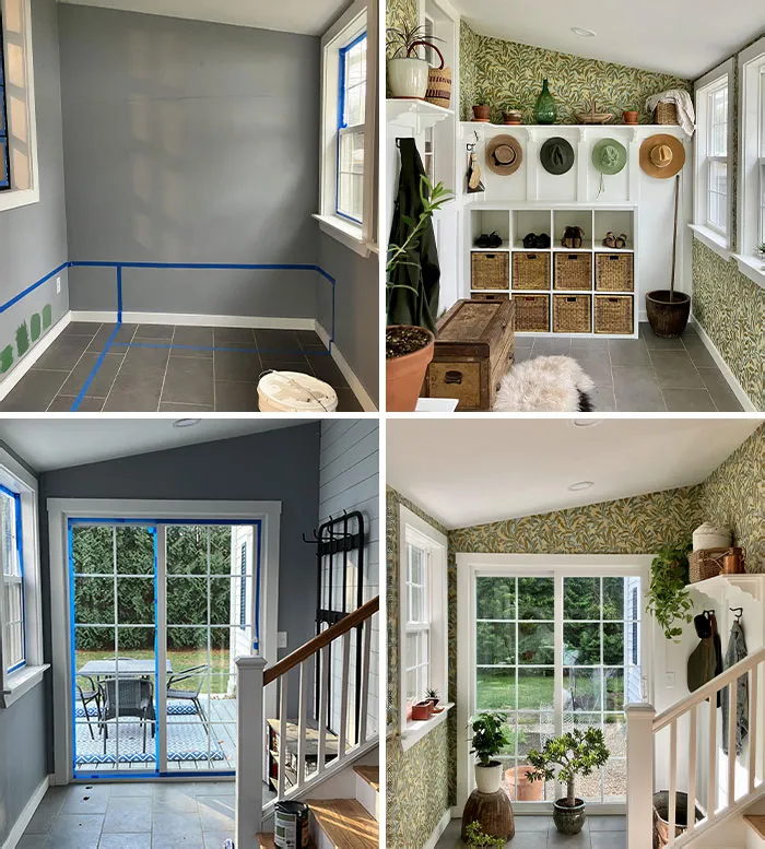 «Моя прихожая до и после ремонта».