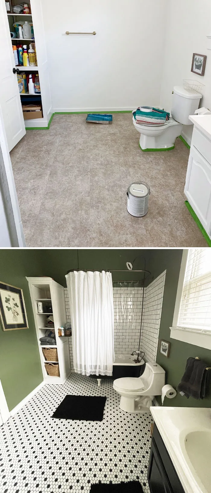 «Мы завершили ремонт ванной комнаты и безумно довольны».