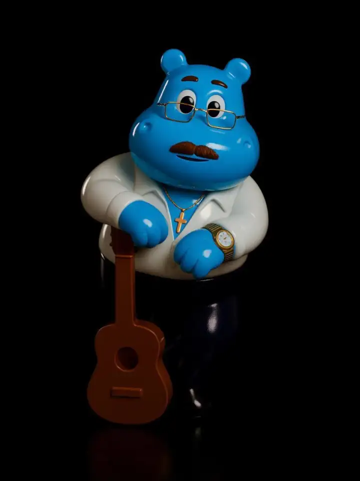 Бегемотик в виде Михаила Круга.