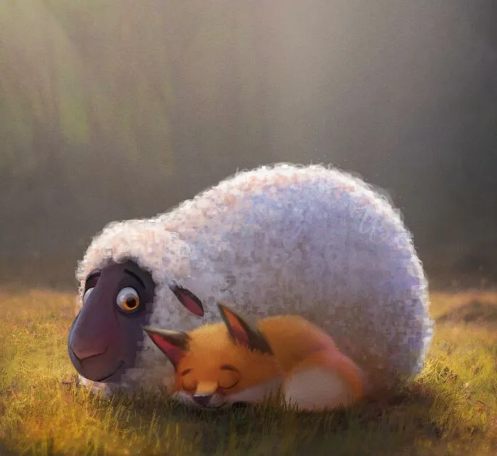 Необычные друзья.