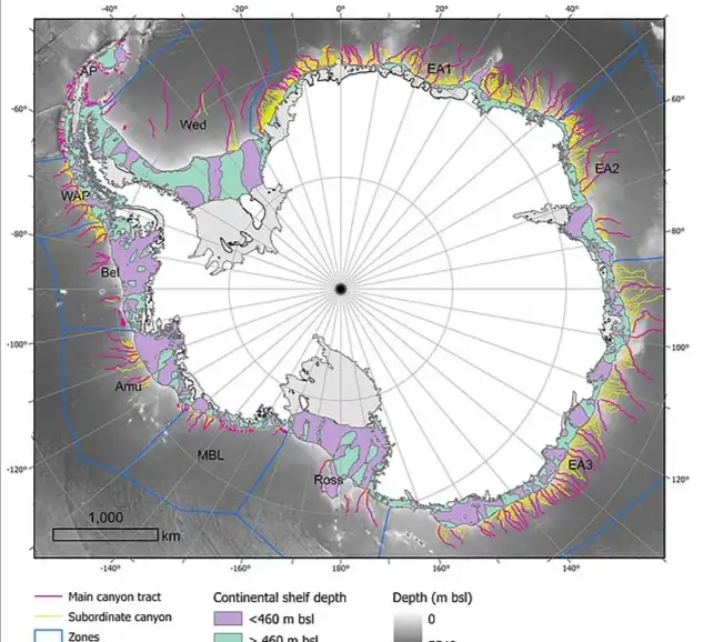 Исследователи обнаружили 332 скрытые сети подводных каньонов — взаимосвязанных впадин, вырытых глубоко в морском дне.