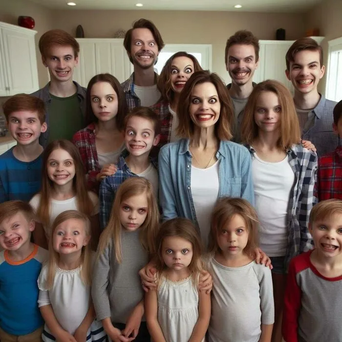 Традиционная американская семья.