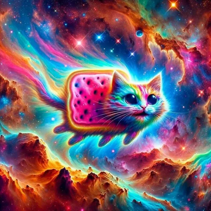 Космический котик.