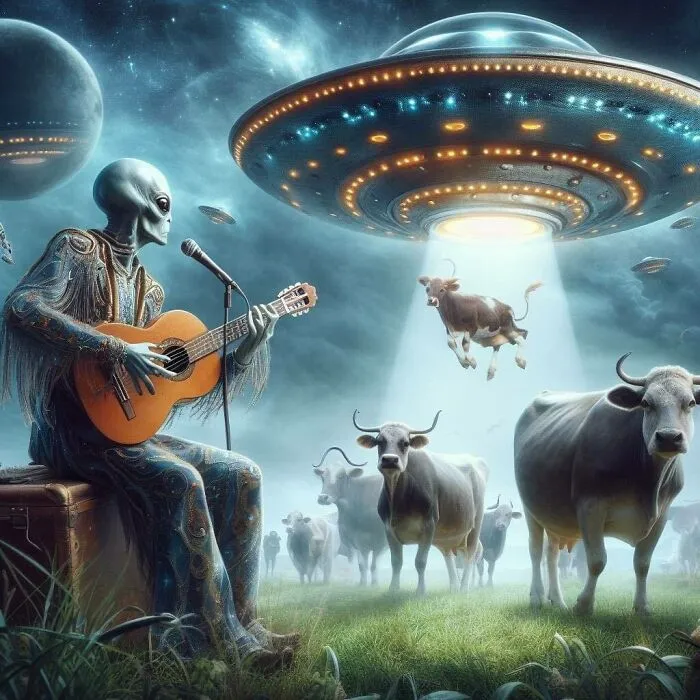 Интересно, какую песню он играет?