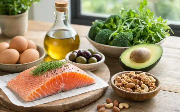 Продукты для кетодиеты.