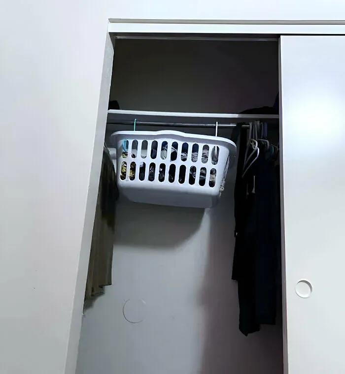 «Я сказал сыну повесить одежду в шкаф, и он сделал это».