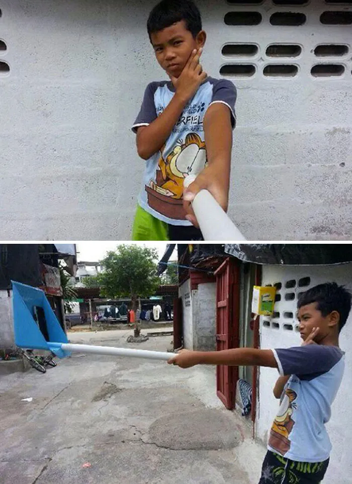 Гениальная палка для селфи.