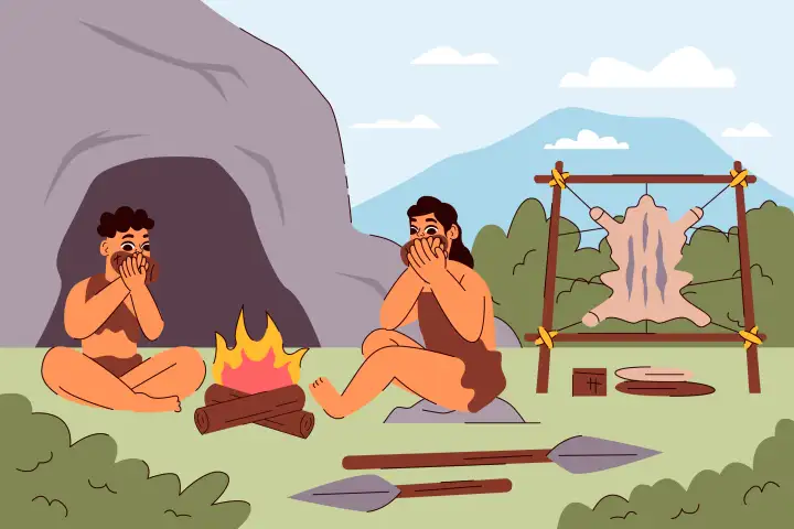 Вместо того, чтобы запасать мясо, древние люди запасали личинок.