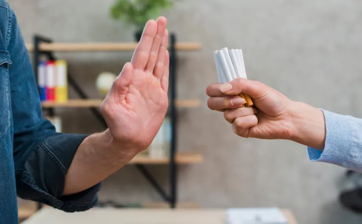 Отказ от сигарет.