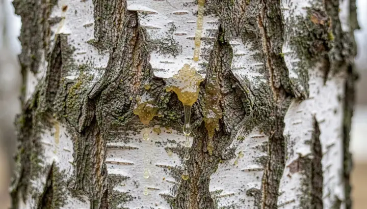 Берёзовая смола и сейчас пользуется спросом.