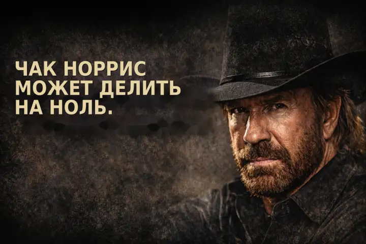 Чак Норрис может делить на ноль.