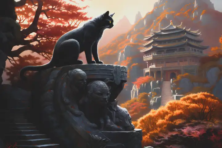 В Китай кошек завезли торговцы.