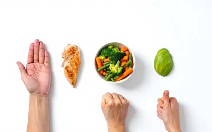 Используйте правило ладони и кулака.