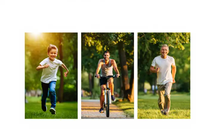 Физическая активность в разных возрастах.