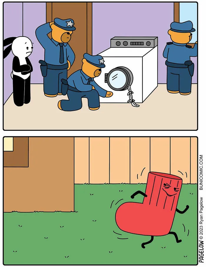 Так вот куда девается второй носок.