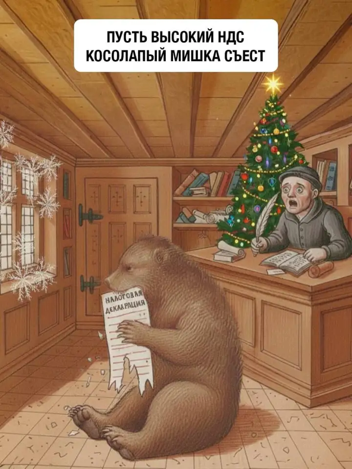 Пусть высокий НДС косолапый мишка съест.