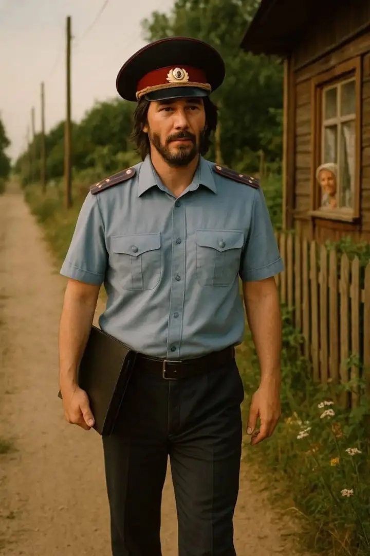 Обход местных жителей с участковым Киану Ривзом.