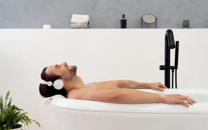 Отдых в ванне.
