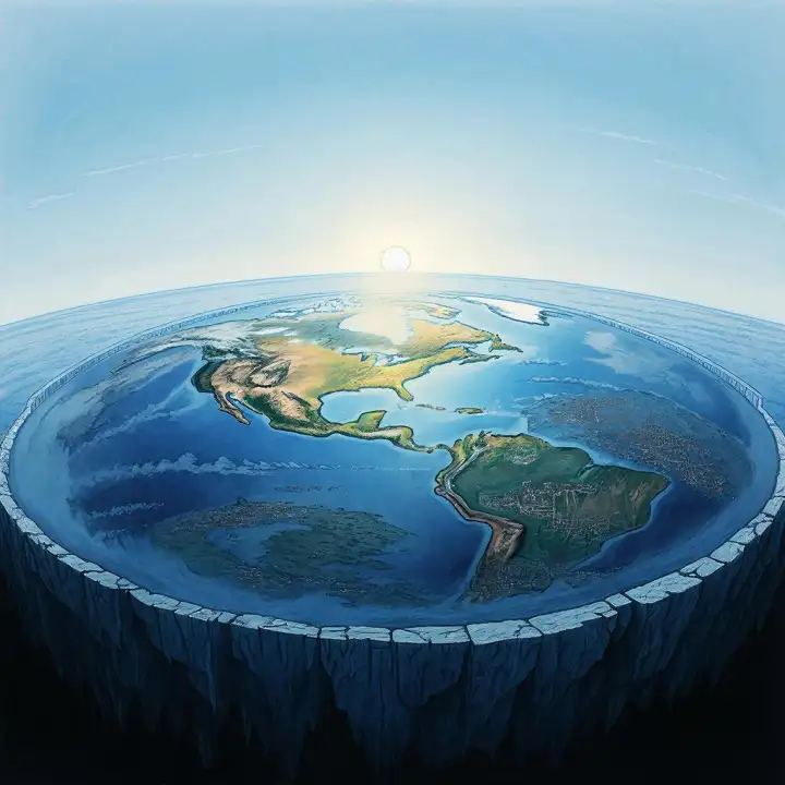 Плоская Земля.