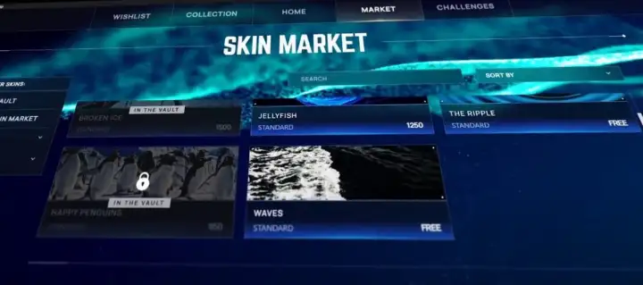 У Centerpiece есть свой скин-маркет, в котором можно выбрать анимацию.