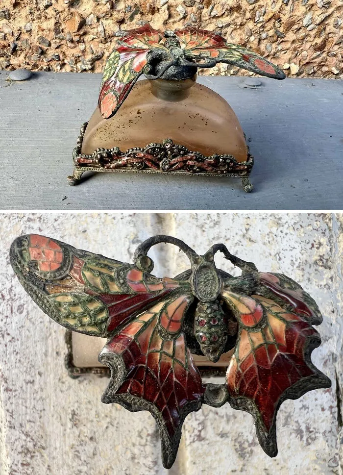 «Находка на пляже, возможно, флакон духов».