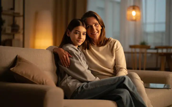 Мать и дочь.