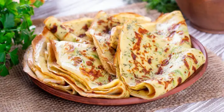 Блины из кабачков на кефире.