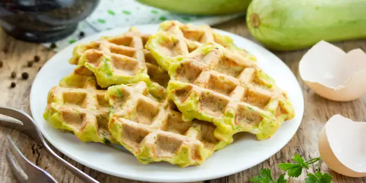 Вафли из кабачков.