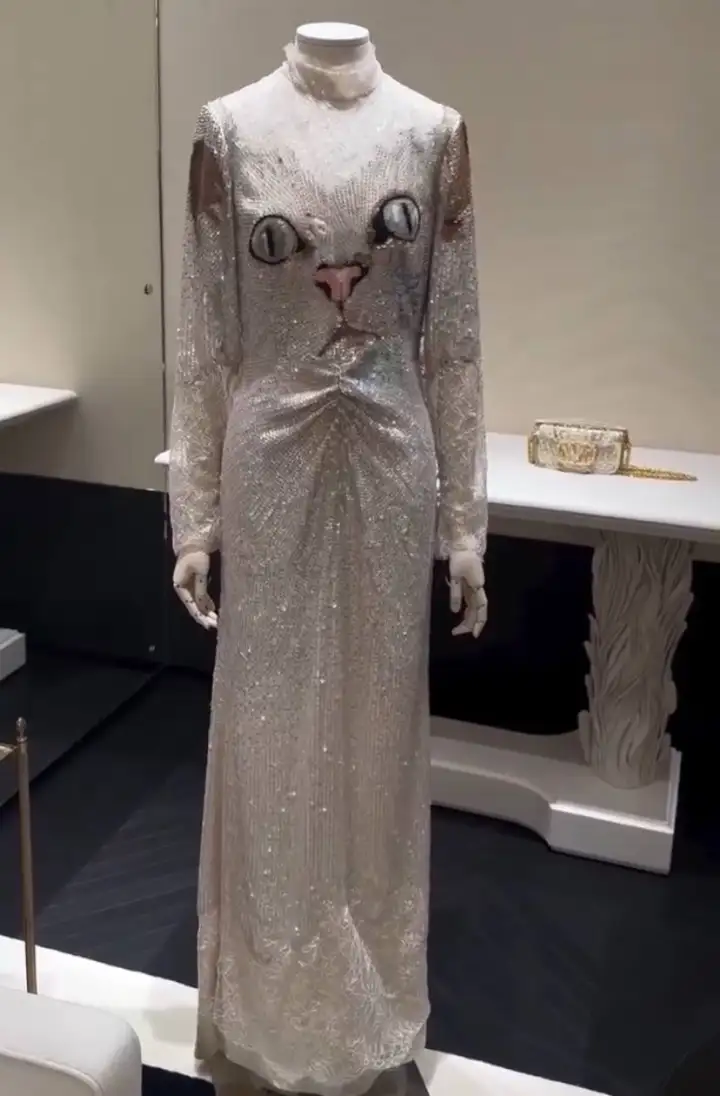 Бренд Valentino представил свое эксклюзивное платье из новой коллекции.